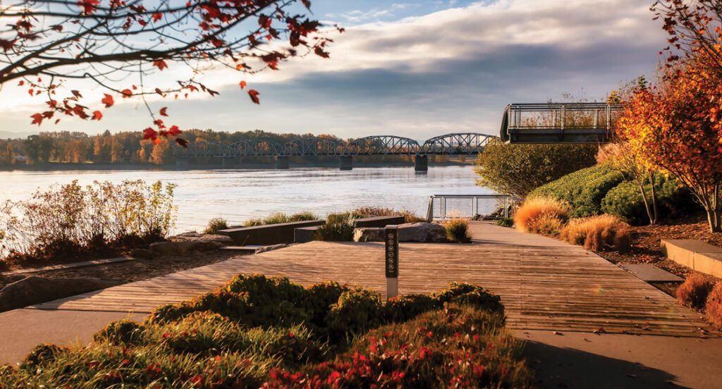 A view from the Vancouver, WA waterfront. over teh Columbia river. Photo by Deepthi Clicks.